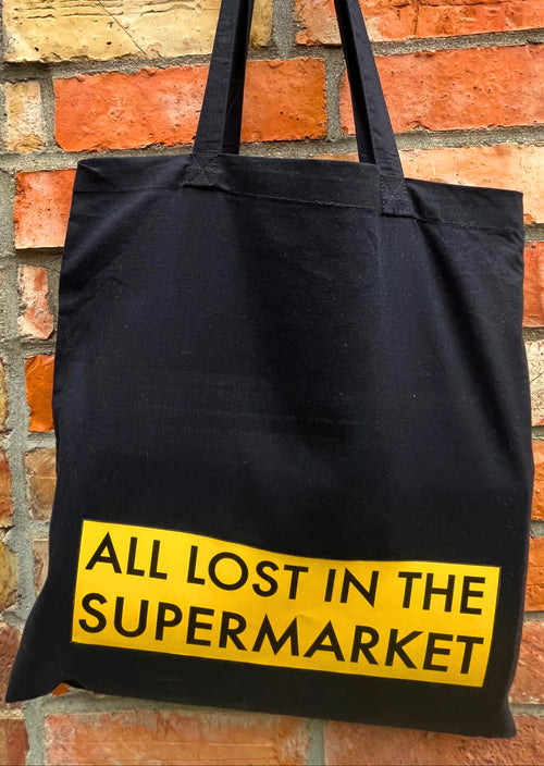 All Lost in the Supermarket Clash inspired cotton tote bag