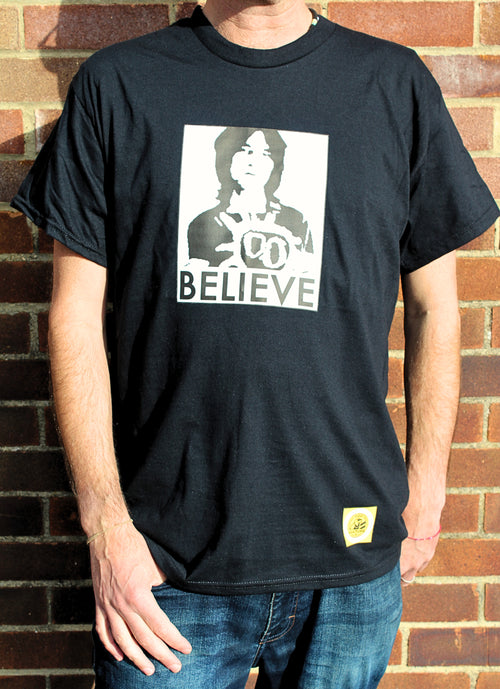 Believe Bobby T‑shirt inspired by Bobby Gillespie and Primal Scream