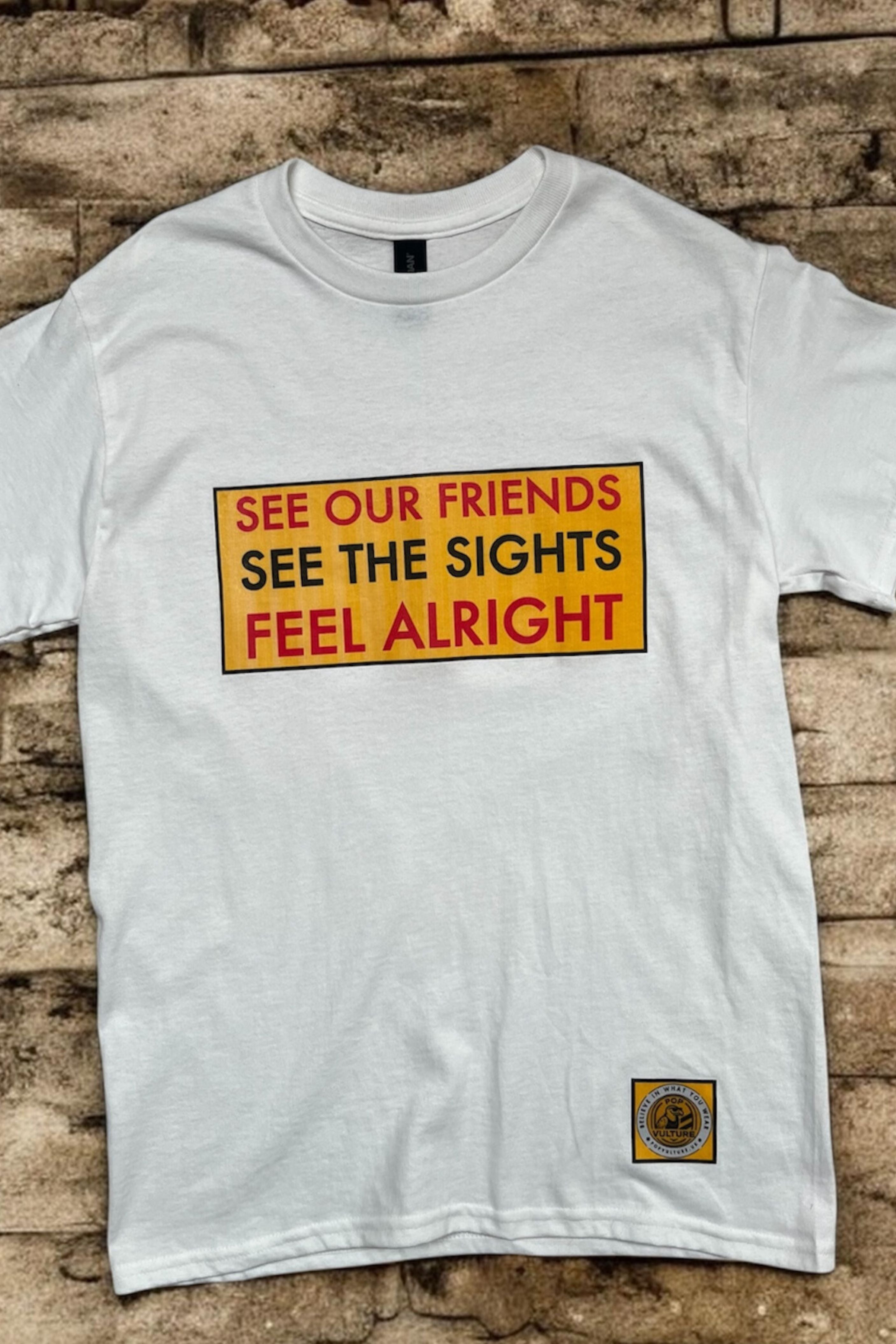 Feel Alright T‑shirt inspired by Supergrass and Britpop