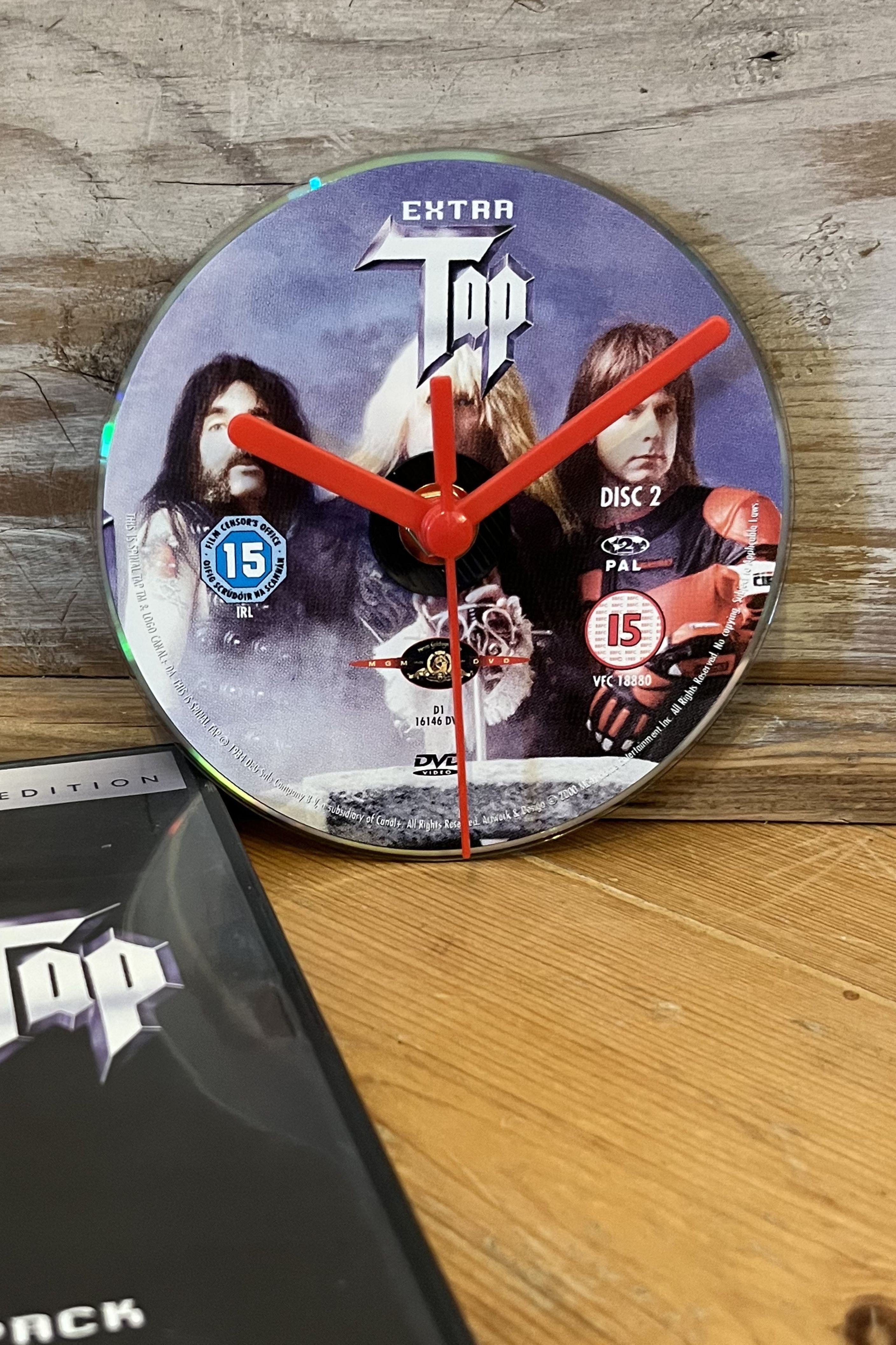 his Is Spinal Tap DVD wall clock by Pop Vulture